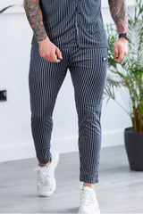 Broncoo Navy Streak Trouser