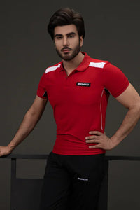 Broncoo Red Performance Polo