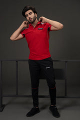 Broncoo Red Performance Polo
