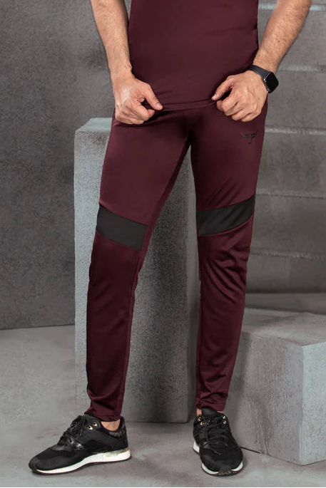 Burgundy Strike Trouser