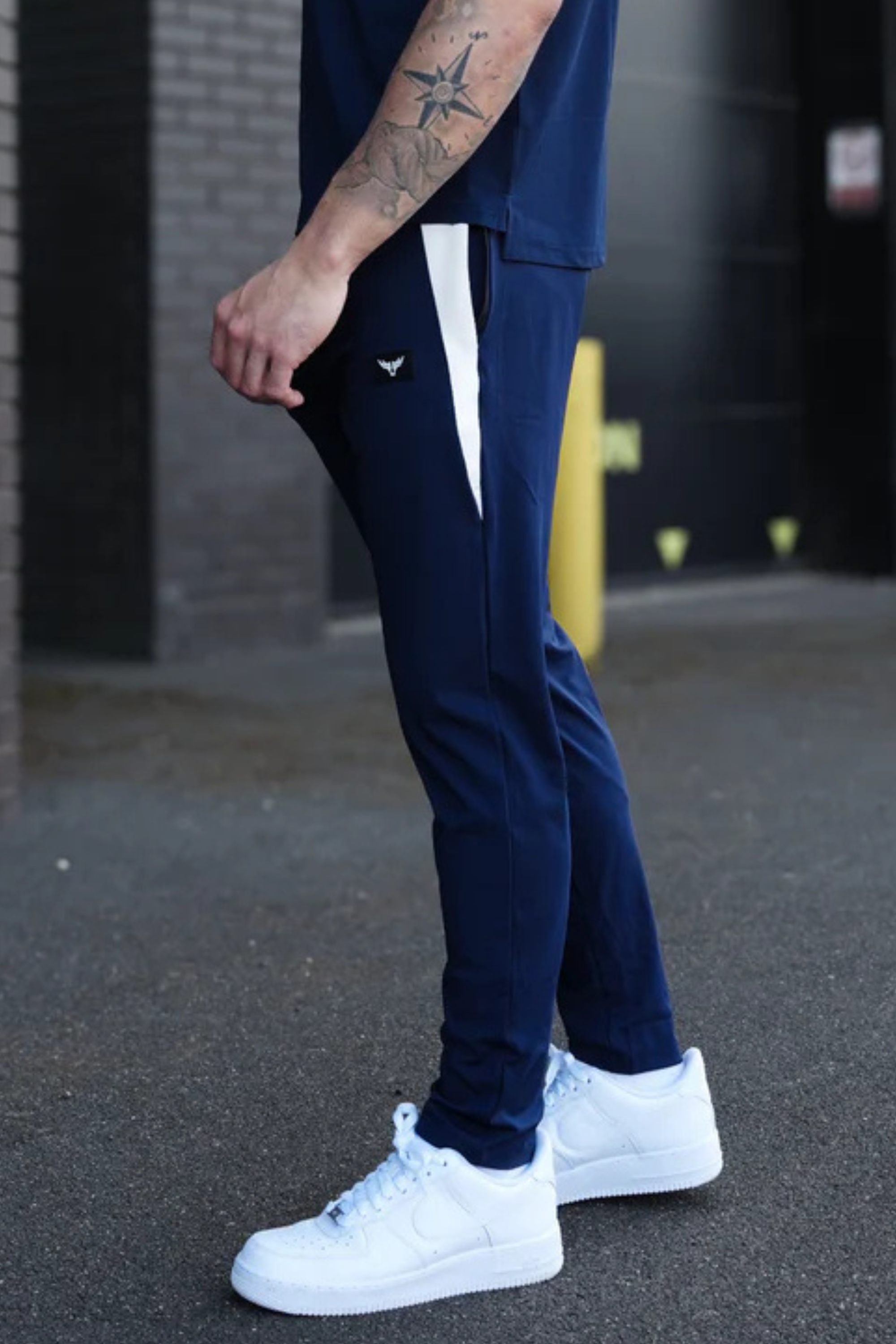 Broncoo Navy Aesthetic Trouser