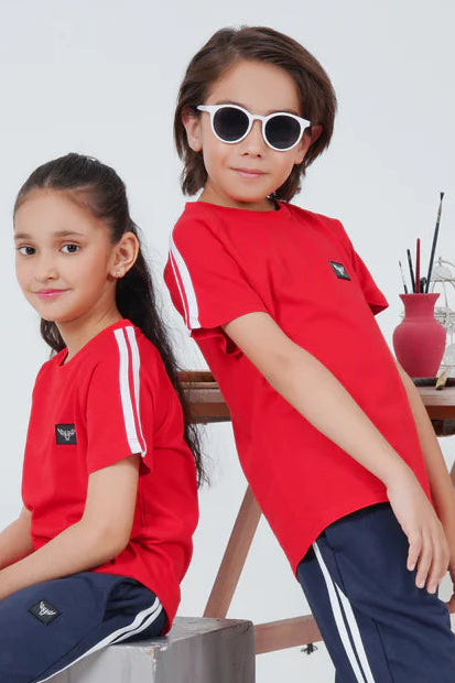 kids Red Stripe t-Shirt