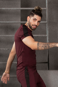 Burgundy Run T-Shirt