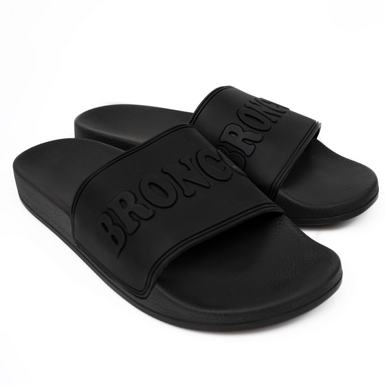 Unisex Black Victory Slides