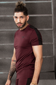 Burgundy Run T-Shirt