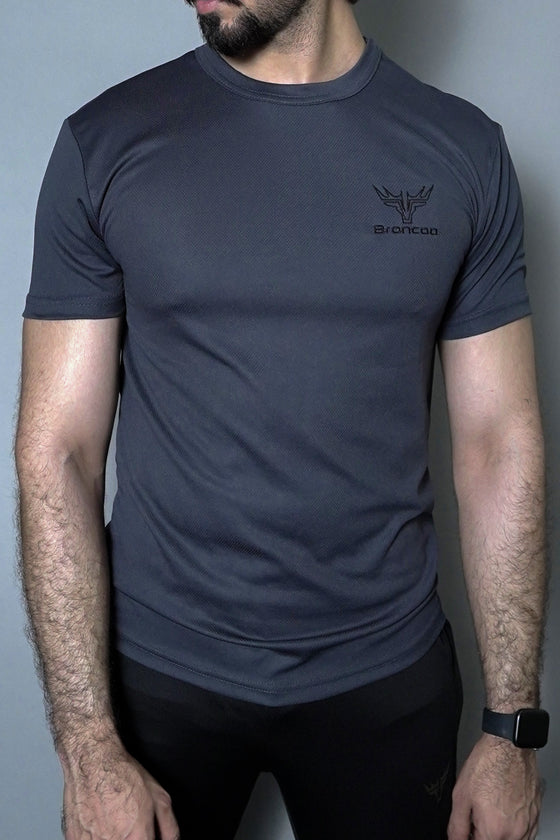 BT Rival Grey Self Texture Shirt