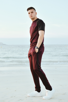  Burgundy Performance Tracksuit - Dri-FIT