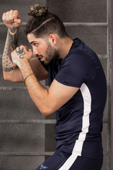 Navy Side Panel T-Shirt
