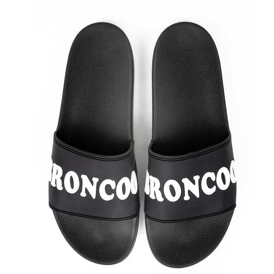 Unisex Retro Black Slides
