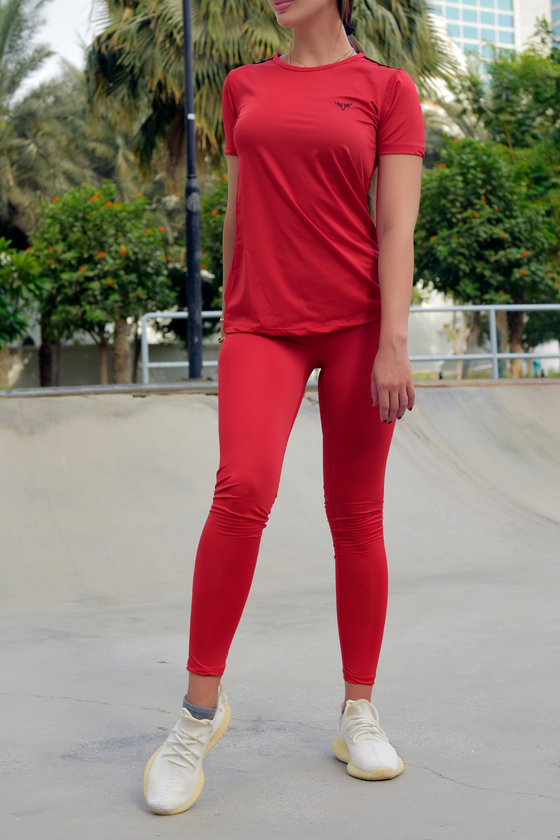Red Essential Tracksuit - Women