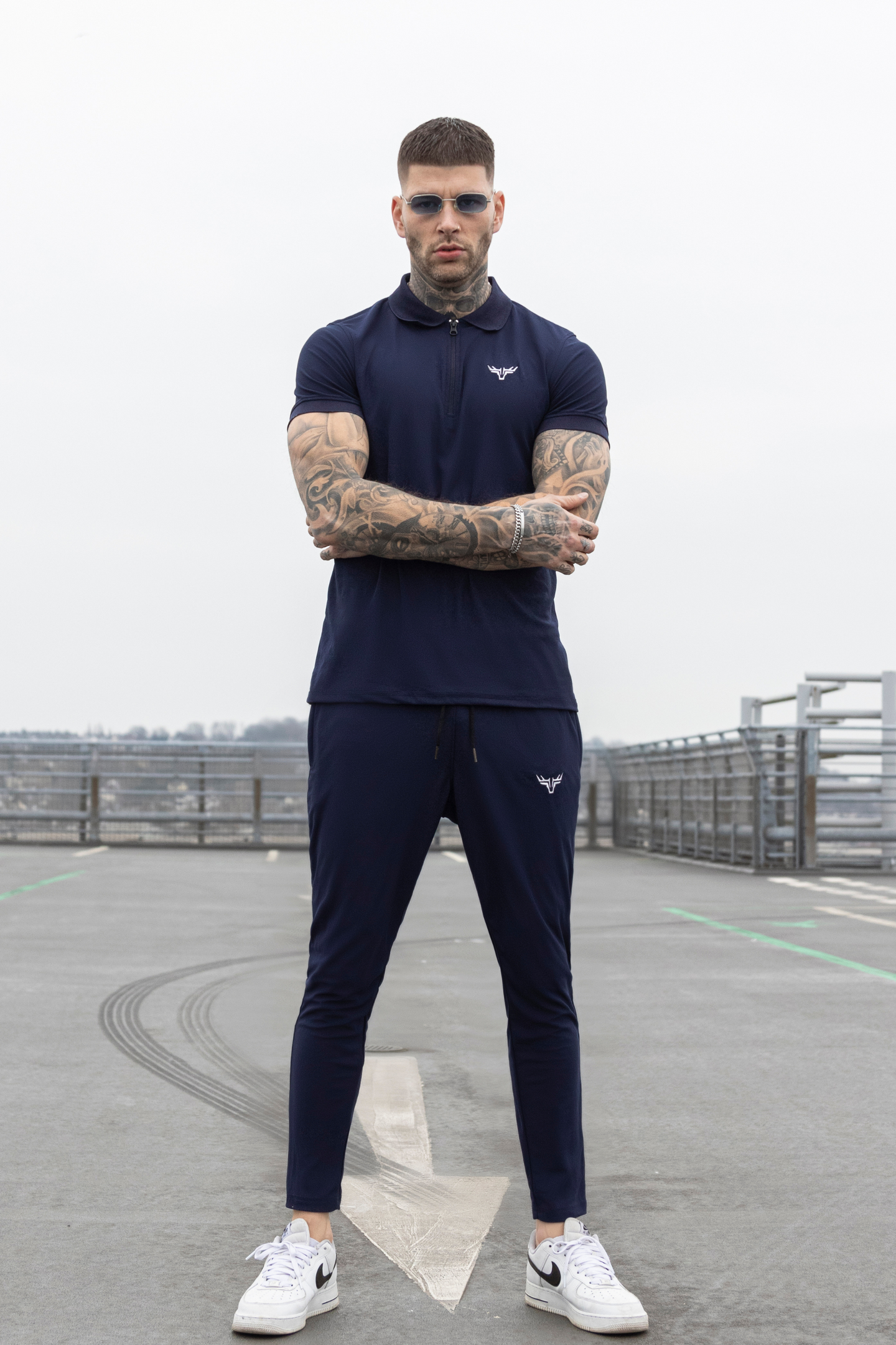 Broncoo Navy Polo Tracksuit