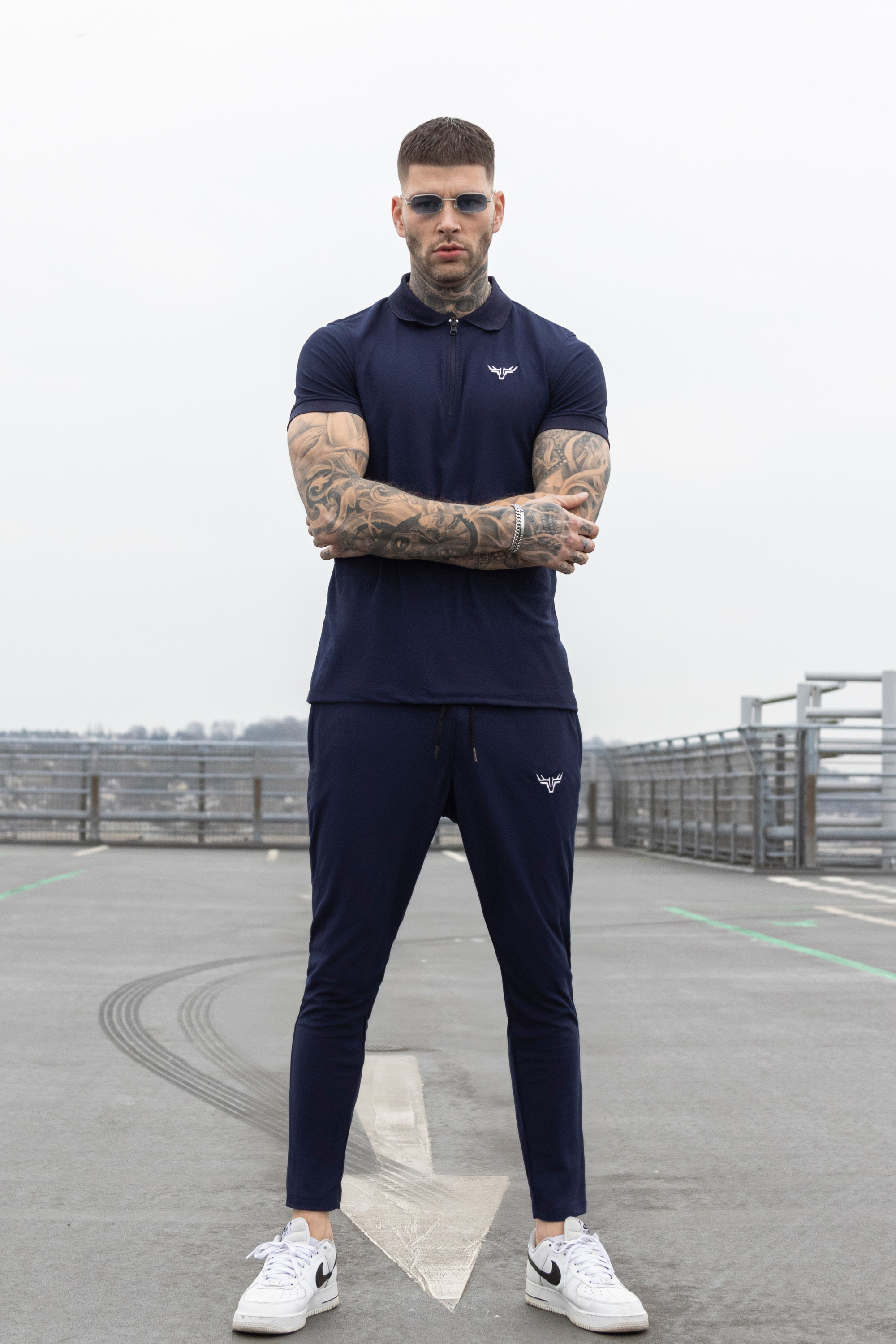 Broncoo Navy Polo Tracksuit