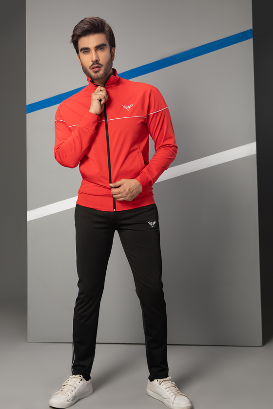 Red Piped Tracksuit