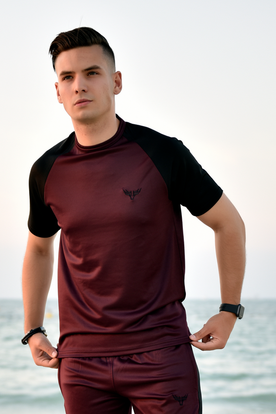 Burgundy Performance Tracksuit - Dri-FIT