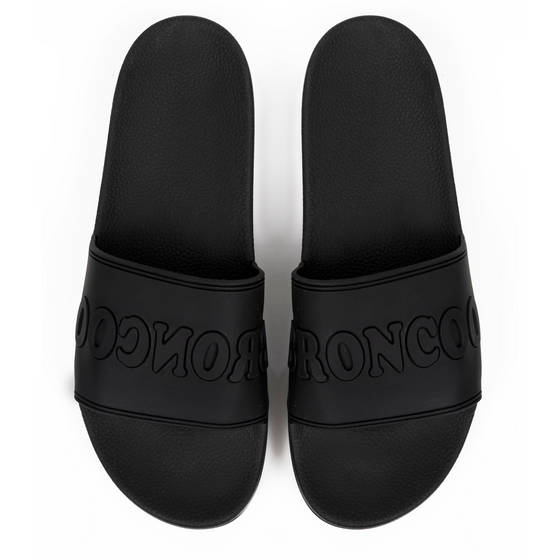 Unisex Black Victory Slides